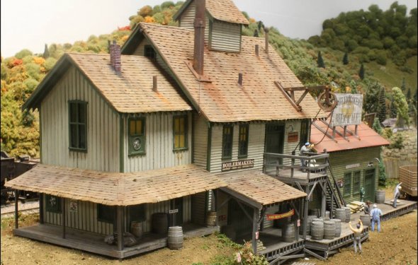 model railroad building kits
